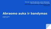 Abraomo auka ir bandymas