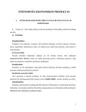 Inžinerinės ekonomikos projektas