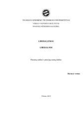 Liberalizmo skelbiamos idėjos