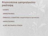 Ruošiantis rašiniui (literatūrinis) 19 puslapis