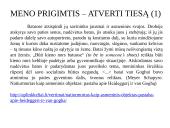 Menininko ir meno santykis 7 puslapis