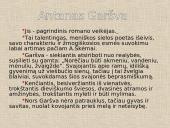 Balta drobulė analizė. Skaidrės. 11 puslapis
