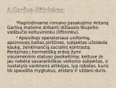 Balta drobulė analizė. Skaidrės. 12 puslapis