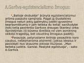 Balta drobulė analizė. Skaidrės. 15 puslapis