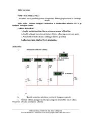 Nuolatinės srovės grandinių tyrimas  kompiuteriu. Šaltinių jungimo būdai ir Kirchhofo dėsniai