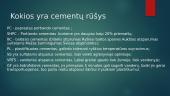 Cementas, jo rūšys, gamyba ir pritaikymas 4 puslapis