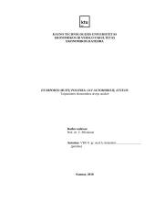 Atvejo analizė: ES importo muitų politika