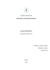 Puslaidininkinių diodų savybių tyrimas