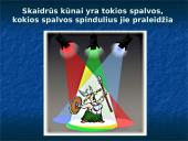 Šviesos dispersija – spalvų spektro susidarymas 14 puslapis