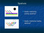 Šviesos dispersija – spalvų spektro susidarymas 16 puslapis