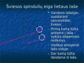 Šviesos dispersija – spalvų spektro susidarymas 19 puslapis