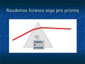 Šviesos dispersija – spalvų spektro susidarymas 9 puslapis