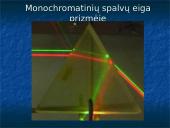 Šviesos dispersija – spalvų spektro susidarymas 10 puslapis