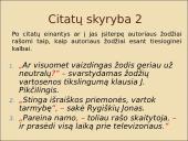 Citatų Skyryba Pristatymai