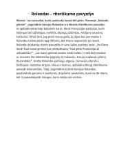 Rolandas - idealo pavyzdys (Rolando paveikslas)
