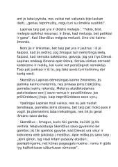 Lapino vaizdinys V. Krėvės „Skerdžiuje“ 2 puslapis