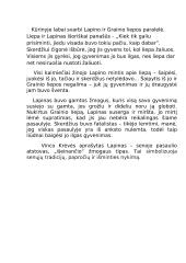 Lapino vaizdinys V. Krėvės „Skerdžiuje“ 3 puslapis