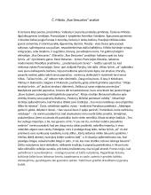 Česlovo Milošo „Rue Descartes“ analizė