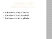 Kontracepcija (skaidrės) 3 puslapis