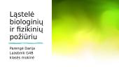 Ląstelė biologinių ir fizikinių požiūriu
