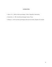 Aš vaizdo ypatybių įvertinimas, taikant dvidešimties pasisakymų testą 15 puslapis