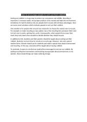 How to encourage people to sort out their rubbish