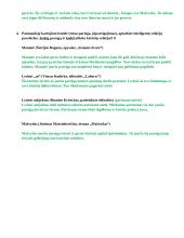 Klausimai ir atsakymai kartojimui. ("Mažvydas", ,,Sename dvare“, ,,Labora!“, "partizano mirtis") 2 puslapis