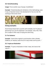 Useful words and phrases for essays 10 puslapis