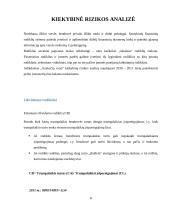 AB ,,ANYKSČIŲ VYNAS”  Verslo rizika ir jos mažinimo galimybės 8 puslapis