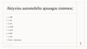 Aktyvios ir pasyvios automobilio apsaugos sistemos 2 puslapis
