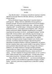 Maironio "Nuo birutės kalno"
