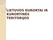 Lietuvos kurortai ir kurortinės teritorijos