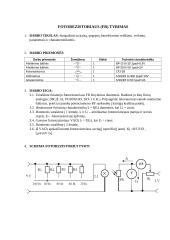 Fotorezistoriaus (FR) tyrimas 2 puslapis