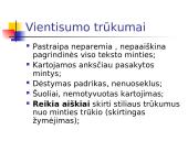 Atmintinė apie pastraipą 11 puslapis