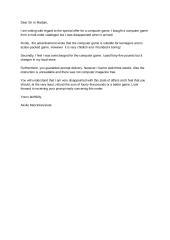 Formal letter