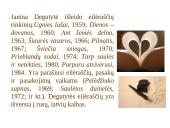 Janinos Degutytės kūryba 3 puslapis