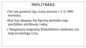 Klainfelterio sindromas. 3 puslapis