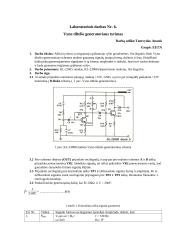 Vyno tiltelio generatoriaus tyrimas