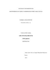 LDK finansų bruožai: LDK pajamos