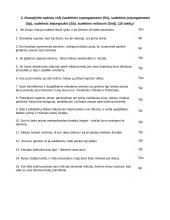 Kontrolinis darbas „Sudėtinis sakinys”  2 puslapis