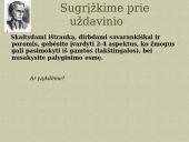 K. Donelaitis ,,Metai”. Gamta - gyvenimo mokytoja. 12 puslapis