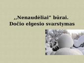 K. Donelaitis ,,Metai”. Gamta - gyvenimo mokytoja. 18 puslapis