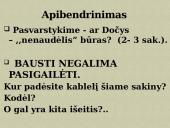 K. Donelaitis ,,Metai”. Gamta - gyvenimo mokytoja. 20 puslapis