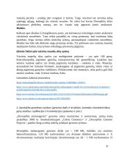 Modelinio organizmo charakteristika 2 puslapis