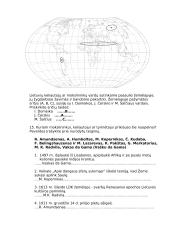 Testas „Geografijos mokslas ir pažinimas" 3 puslapis