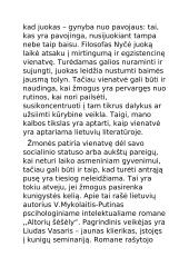 Vienatvės tema lietuvių literatūroje 2 puslapis