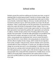 School strike