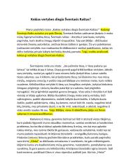 Kokias vertybes diegia Šventasis raštas? 