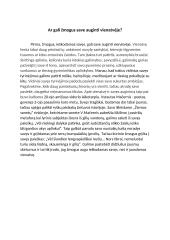 Ar gali žmogus save auginti vienatvėje?