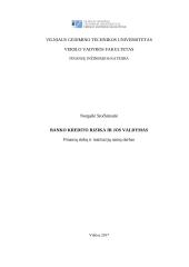 Banko kredito rizika ir jos valdymas